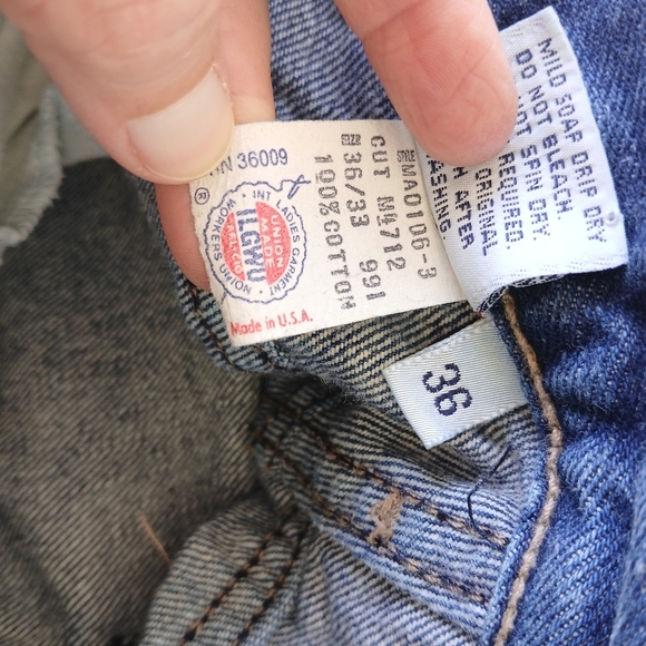 Vintage Calvin Klein Jeans Union Made 36x32 - Picture 9 of 10